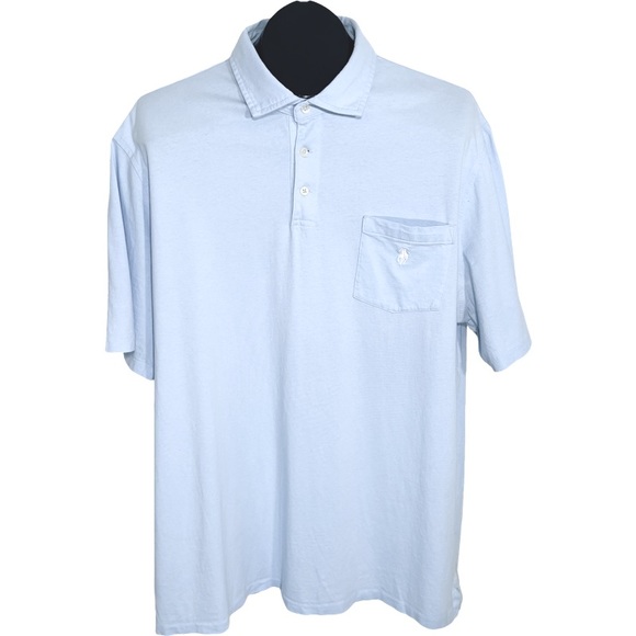 Polo Ralph Lauren Light Blue Classic Fit 3 Button Pocket Short Sleeved Shirt XL - Picture 6 of 7